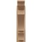 Ekena Millwork 5 1/2-in W x 18-in D x 22-in H Balboa Trad Rough Cedar Woodgrain TimberThane Outlooker, Primed Tan OUTUR055X18X22BOA04RCPR - alternate 4